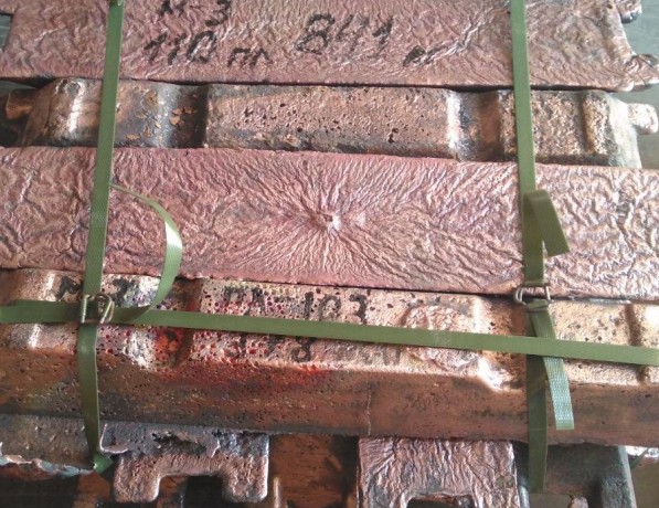 Чушка бронзовая литая БрОФ7-0,2 ГОСТ 614-97 фото