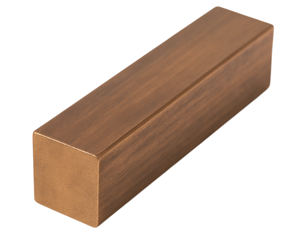 Квадрат бронзовый х/д БрБ2 23х23 мм ГОСТ 15835-2013 фото