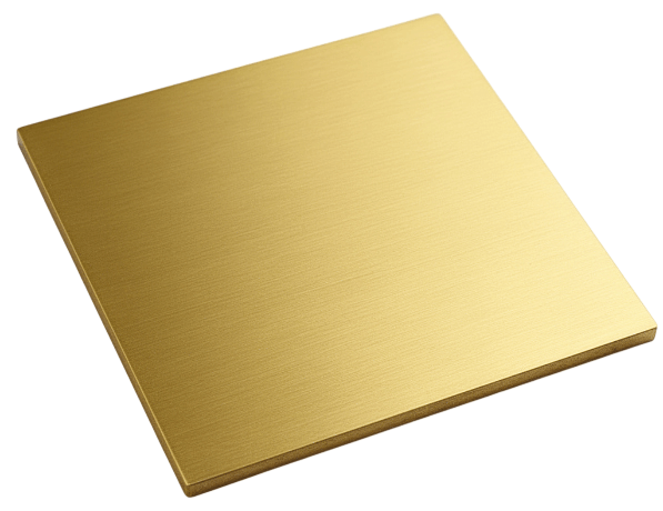 Лист латунный х/к ДПРНП Л85 0,6х600х1500 мм ГОСТ 2208-2007 фото