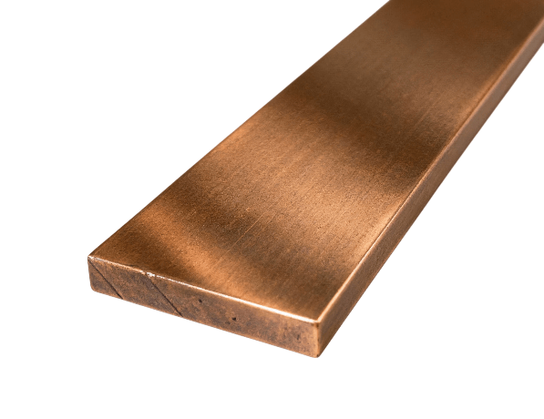 Полоса бронзовая г/к БрАЖ9-4 2,5х20 мм ГОСТ 1595-90 фото