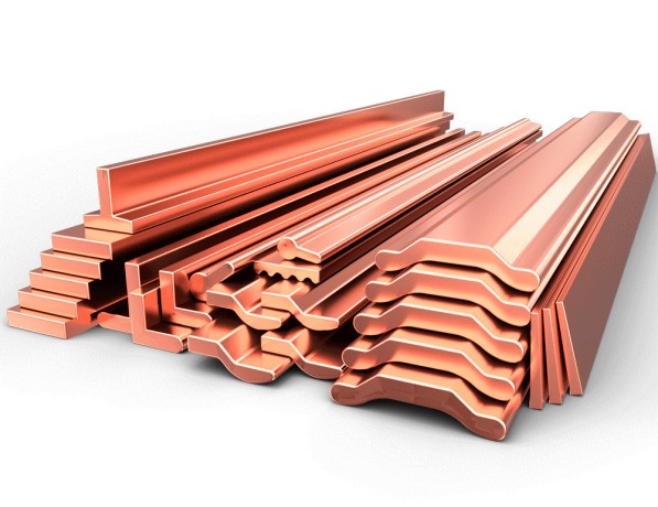 Профиль медный П-образный тянутый М1 4х43х2,5 мм ГОСТ 4134-2015 фото